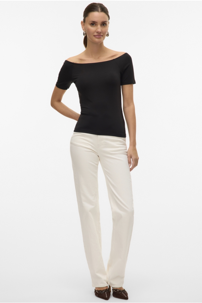 VMFIONA SS OFF SHOULDER TOP VMA 10323420 BLACK
